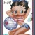 Placa metalica - Betty Boop - Hot - 20x30 cm